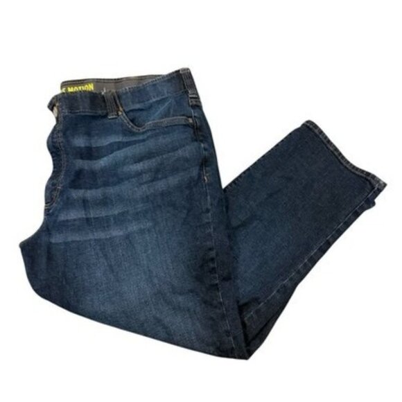 Lee Extreme Motion Jeans Mens 46 x 27 Straight Fit Tapered Leg Performance *T1 - Picture 1 of 5